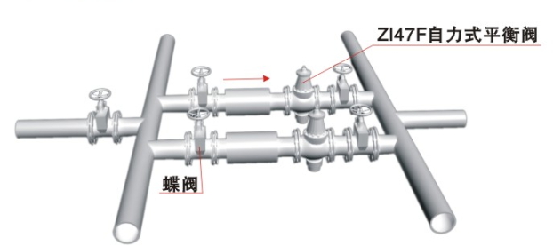 ZL47F����ʽƽ�ⷧ��װʾ��ͼ